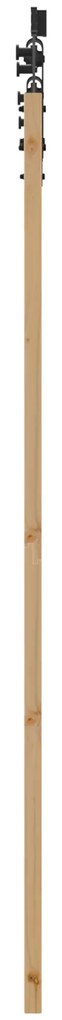 vidaXL Συρόμενη Πόρτα με Σετ Υλικών 61x198.5 cm από Μασίφ Ξύλο Πεύκου