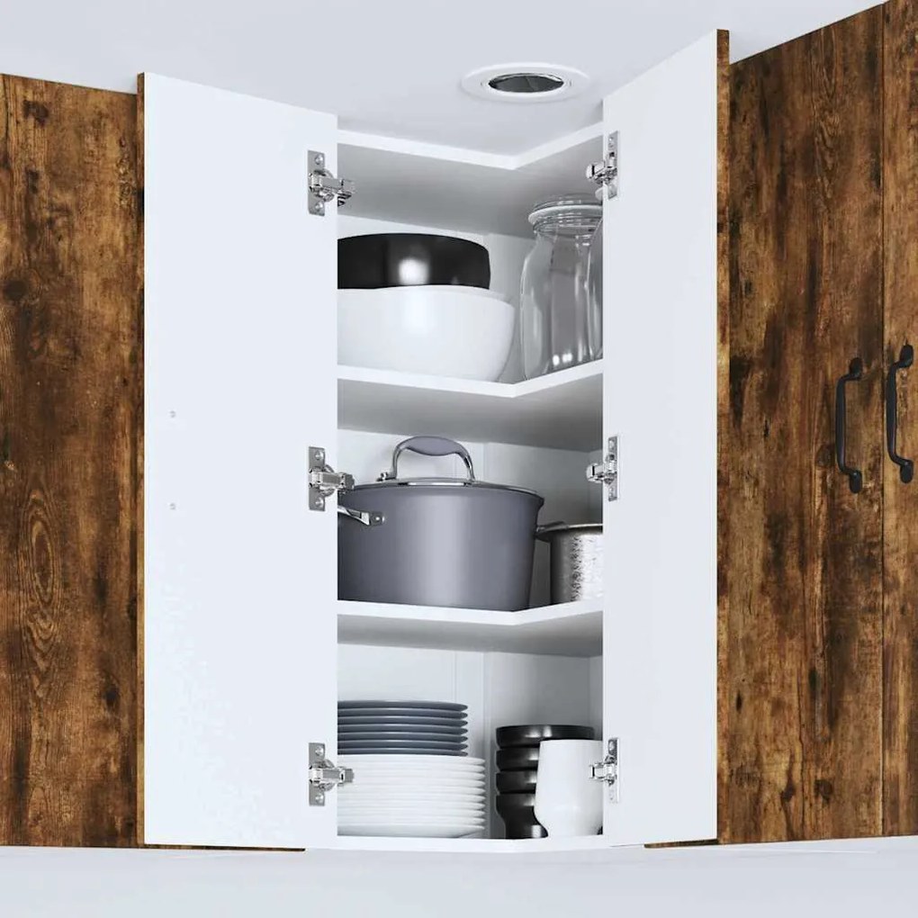 vidaXL Ντουλάπα Κουζίνας Kalmar Καπνιστό Δρύς 57 x 57 x 80 εκ.