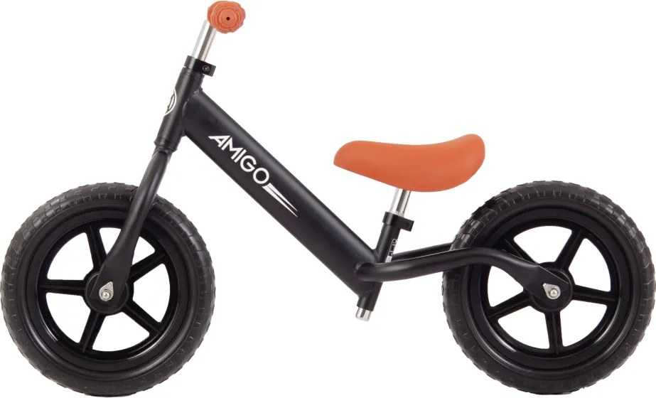 Hopper Loopfiets 12 Inch Junior Matte black