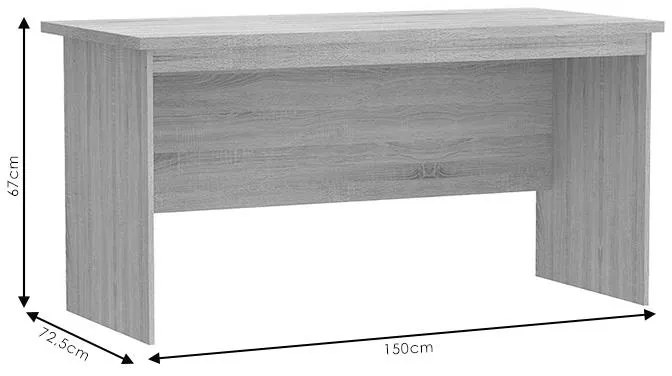 Γραφείο εργασίας Payton sonoma 150x72.5x76εκ 150x72.5x76 εκ.