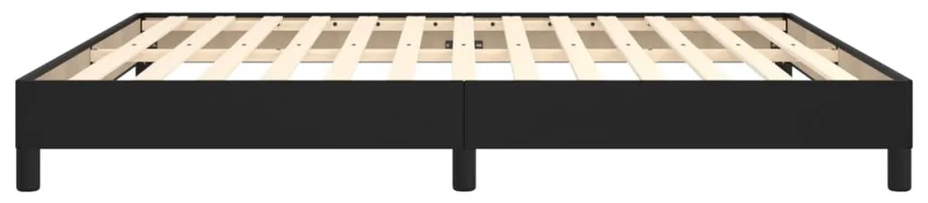 vidaXL Πλαίσιο Κρεβατιού Μαύρο 180x200 εκ. από Συνθετικό Δέρμα