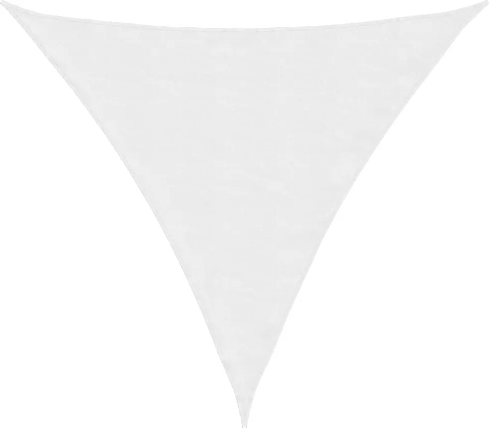 vidaXL Πανί Σκίασης Τρίγωνο Λευκό 3 x 3 x 3 μ. από Ύφασμα Oxford