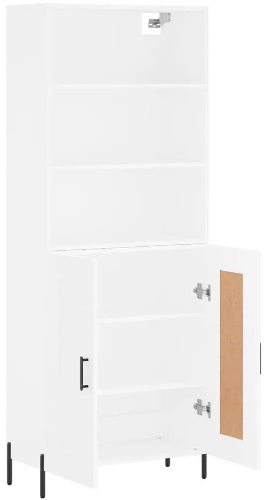 vidaXL Ντουλάπι Λευκό 69,5x34x180 εκ. από Επεξεργασμένο Ξύλο