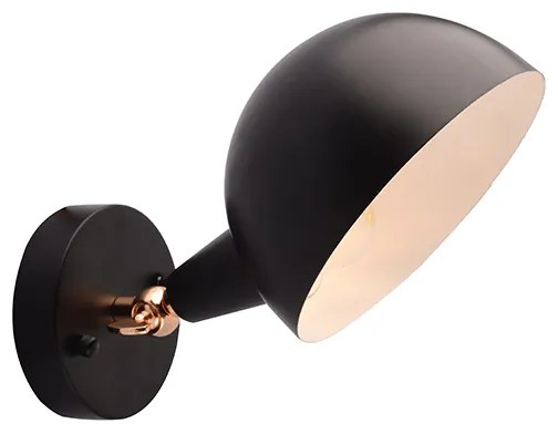 Απλίκα Τοίχου Aca Clotho EG4341W26B Black