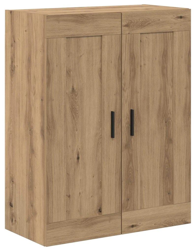 vidaXL Highboard με συρτάρι 2 pcs Artisan Oak Σύνθετο Ξύλο και Γυαλί