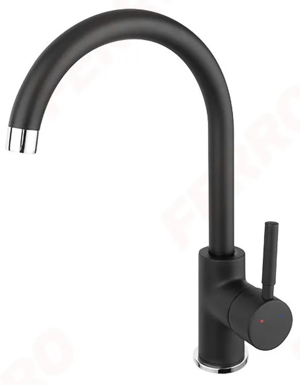 KARAG LUGIO Μπαταρία κουζίνας μαύρη LUGIO BLG4BL FERRO KARAG-5902194995856