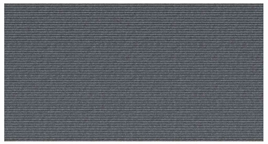 vidaXL Δερμάτινο Χαλί Γκρι 80 x 150 cm ύφασμα