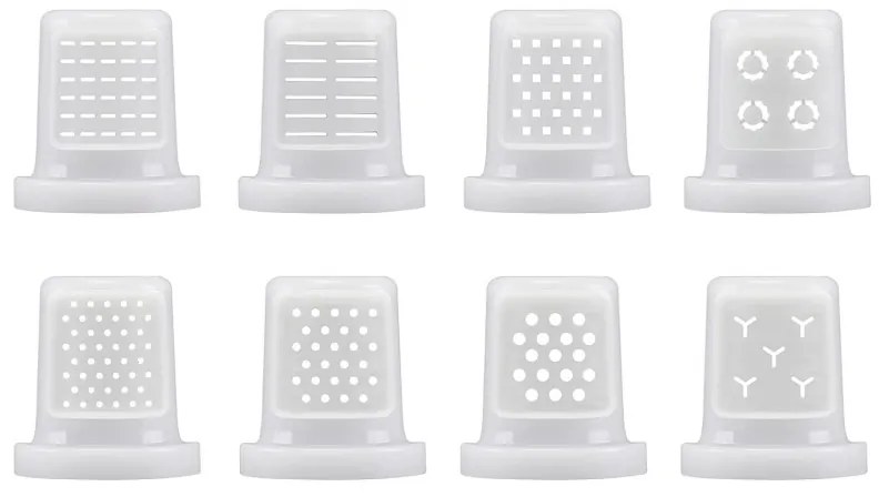 Μηχανή παρασκευής φρέσκων ζυμαρικών και σπαγγέτι Beper P102SBA500, 200W, 8 ρυθμίσεις, Ανοξείδωτο ατσάλι, Αυτόματο, Λευκό/μπεζ