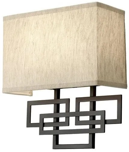 Απλίκα Φωτιστικό Τοίχου 2xE14 Lanza Elstead Lighting-HK-LANZA2-Ανθρακί HK-LANZA2
