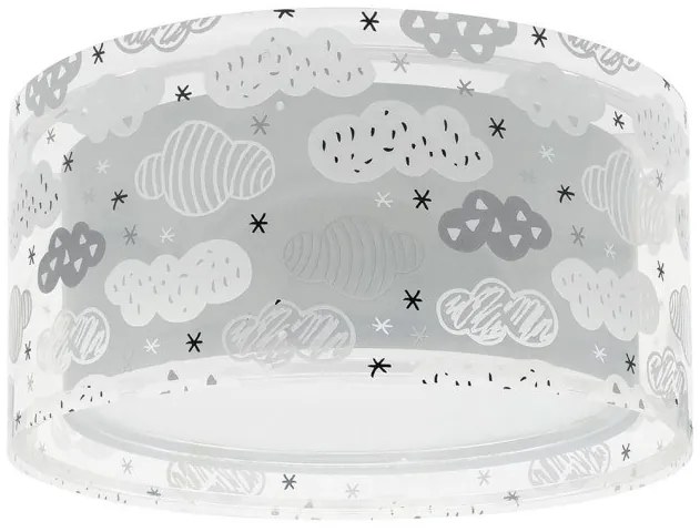 Πλαφονιέρα Παιδικό Φωτιστικό Οροφής Clouds Gray 41416 E Ango-41416E-Γκρι 41416E