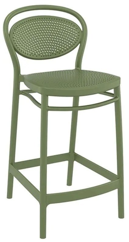 Σκαμπό Marcel 20.0656 44Χ50Χ96cm Olive Green Siesta Πολυπροπυλένιο