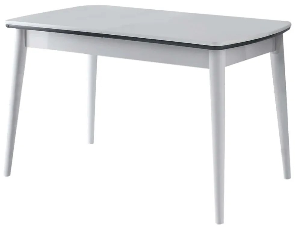 Τραπέζι Επεκτεινόμενο Vega 974NMB1538 130/160x80x75cm White Πλαστικό,Mdf