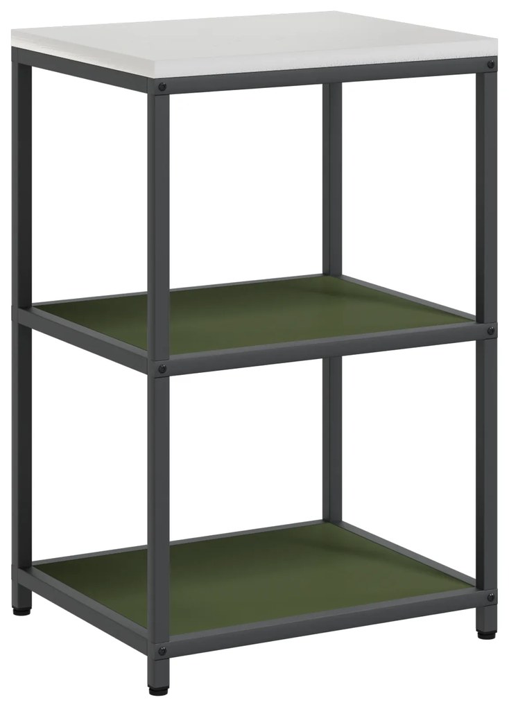 vidaXL Σετ Αποθήκευσης Κουζίνας 3 pcs Ελιά Πράσινη 180 x 50 x 92 εκ.