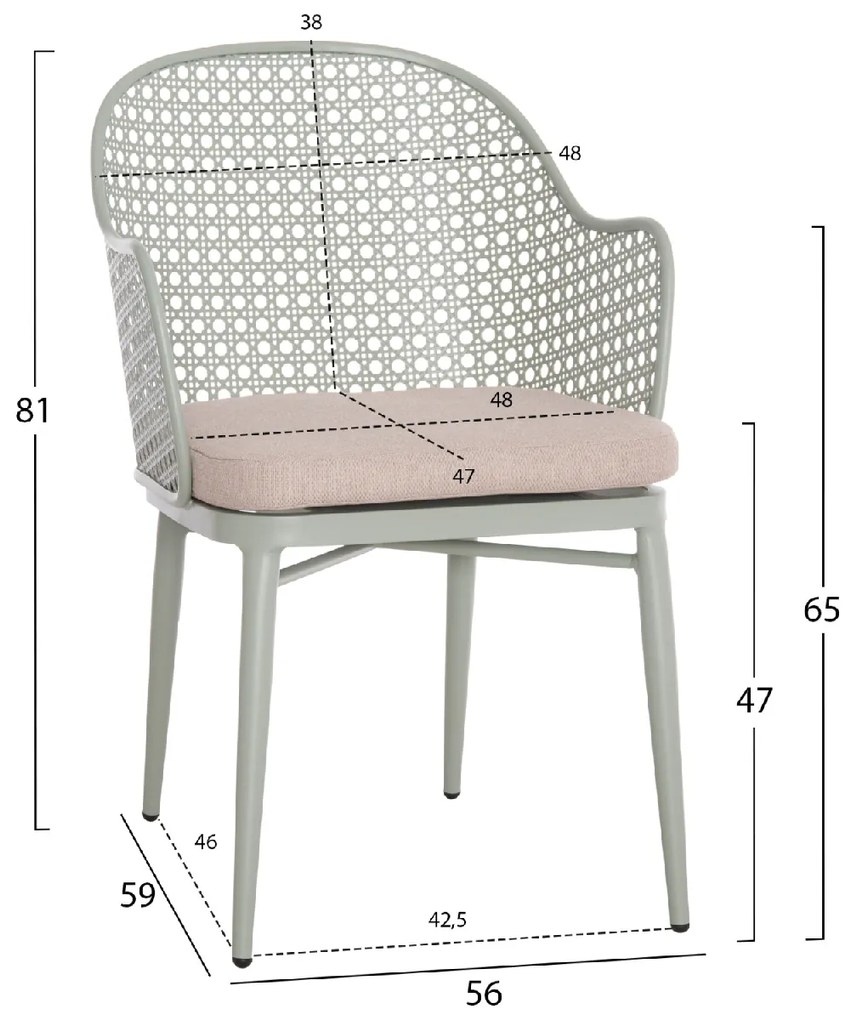 ΣΕΤ LOUNGE 3TMX ΕΞ.ΧΩΡΟΥ OREGO HM21106.06 ΑΛΟΥΜΙΝΙΟ ΣΕ ΦΥΣΤΙΚΙ