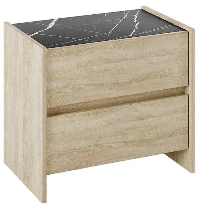 Liberta GASPER ΚΟΜΟΔΙΝΟ SONOMA ΠΕΤΡΑ 55x36xH49cm 55x36xH49cm 09-1222