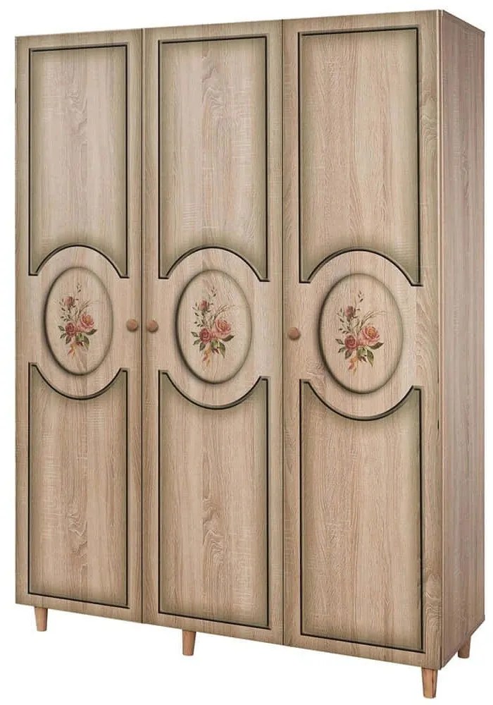 Ντουλάπα Τρίφυλλη Mode 863SPH4215 135x52x192cm Multi Three Door