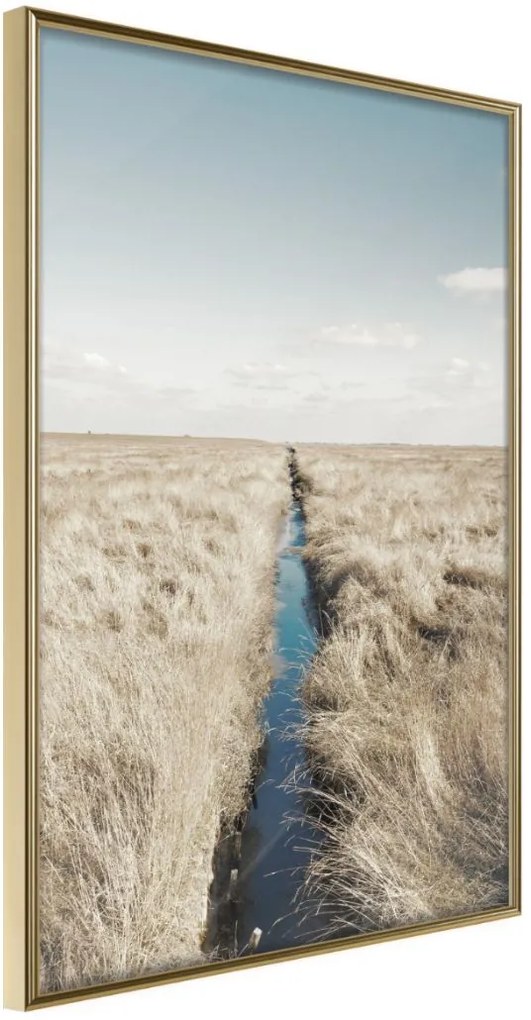 Αφίσα - Drainage Ditch - 30x45 - Χρυσό - Χωρίς πασπαρτού