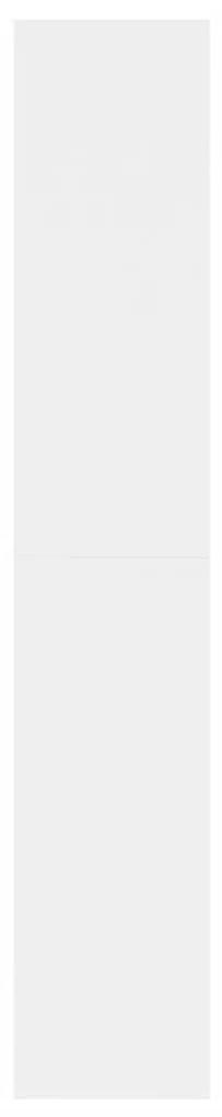 Παπουτσοθήκη με 4 Ανακλινόμενα Συρτάρια Λευκή 80x34x187,5 εκ. - Λευκό