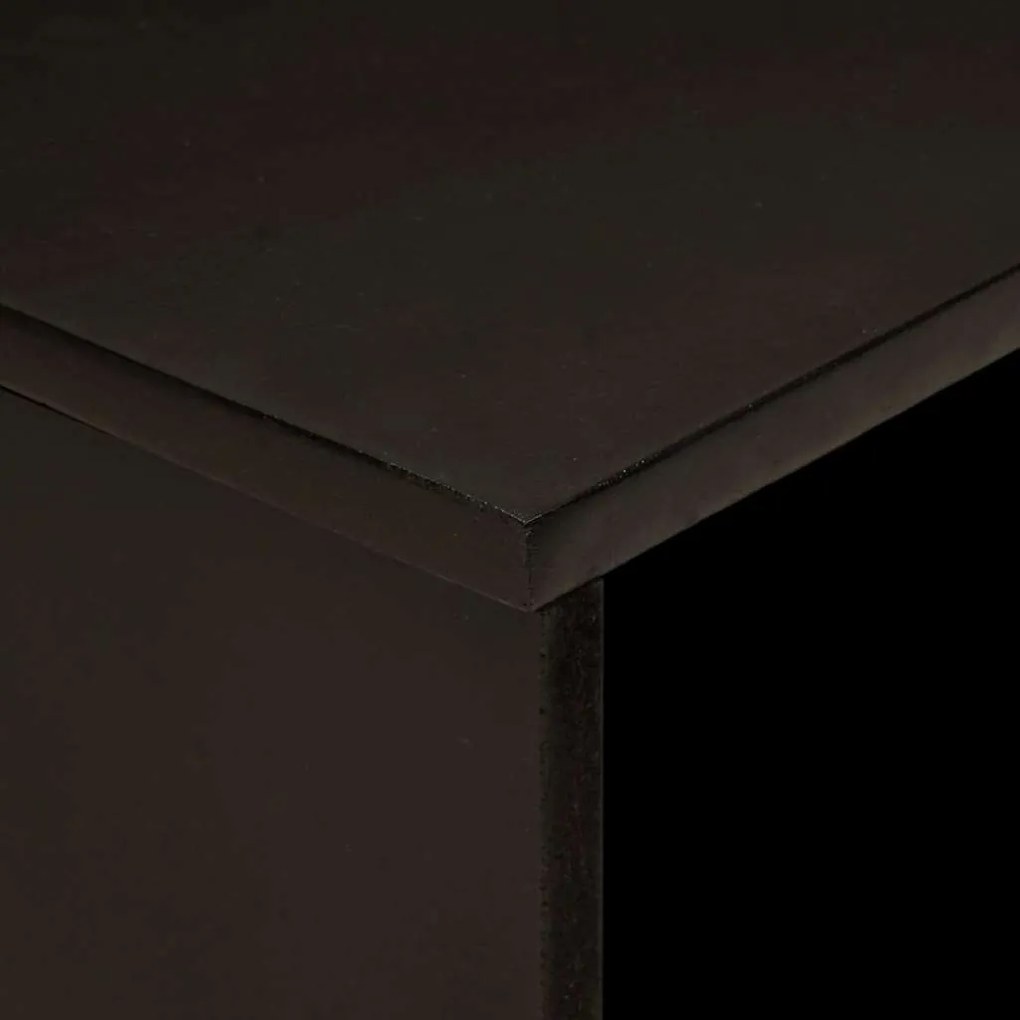 vidaXL Τραπεζάκι σαλονιού Μαύρο και Χρυσό 80 x 50 x 40 cm