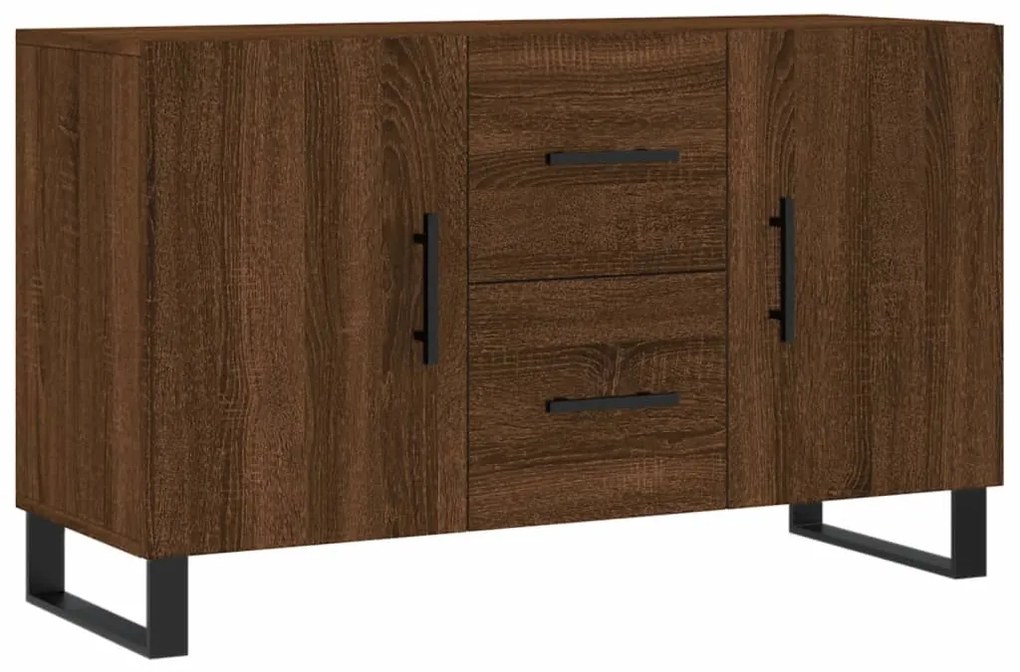 vidaXL Μπουφές Καφέ Δρυς 100 x 36 x 60 εκ. Επεξεργασμένο Ξύλο