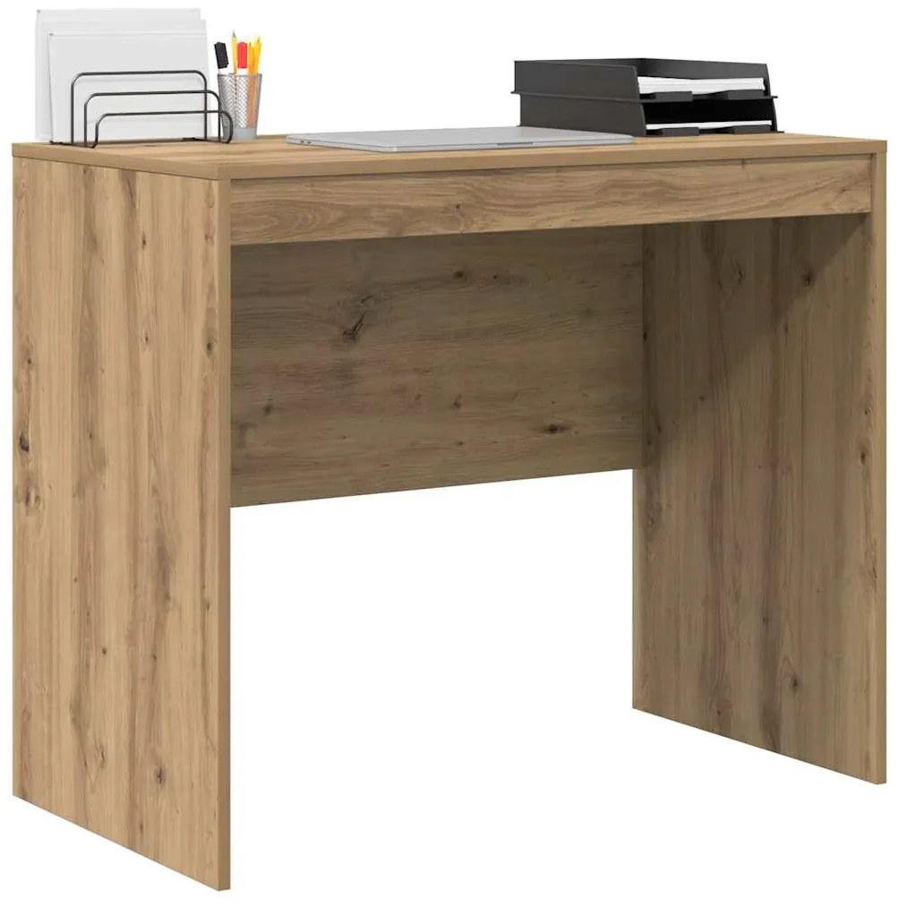 vidaXL Γραφείο artisan δρυς 90 x 50 x 76 εκ. Επεξεργασμένο ξύλο