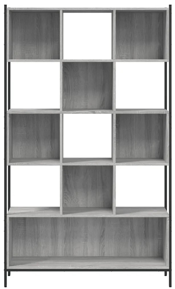 vidaXL Βιβλιοθήκη Γκρι Sonoma 102 x 28 x 172εκ. από Επεξεργασμένο Ξύλο