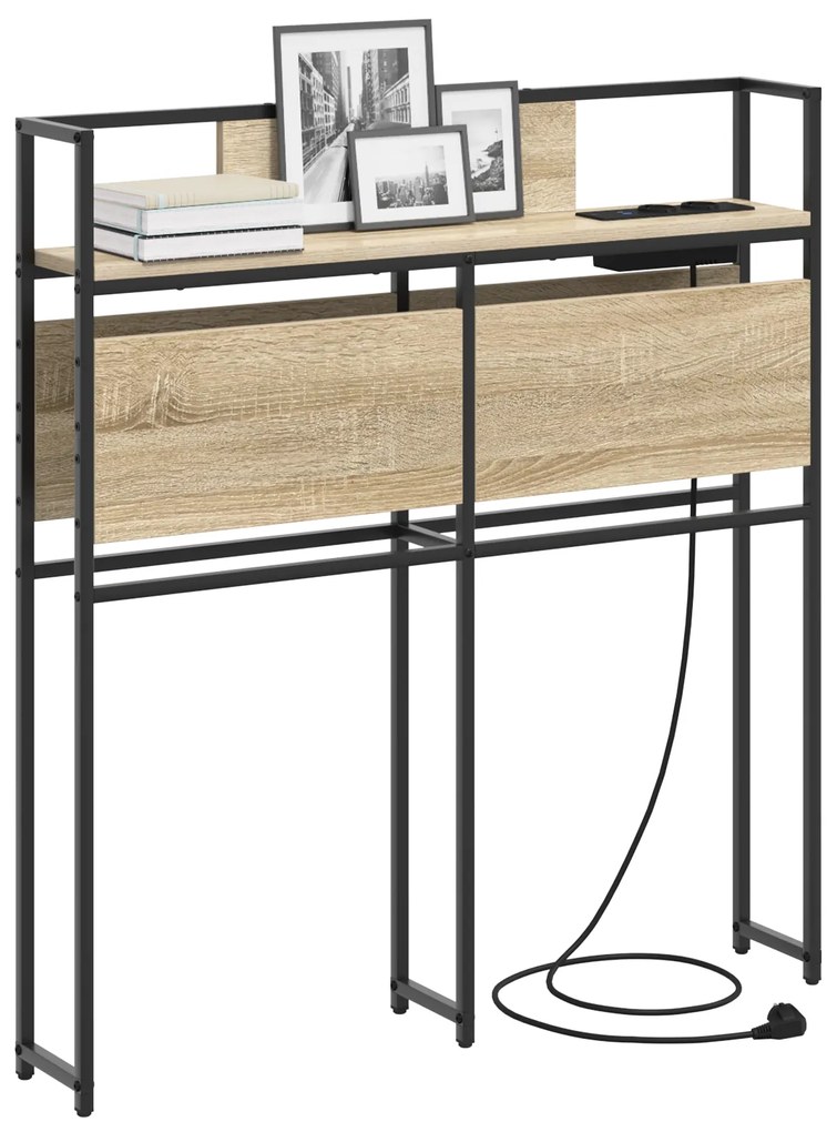 vidaXL Κεφαλάρι Αποθήκης Sonoma Δρυς 80 cm Επεξεργασμένο ξύλο