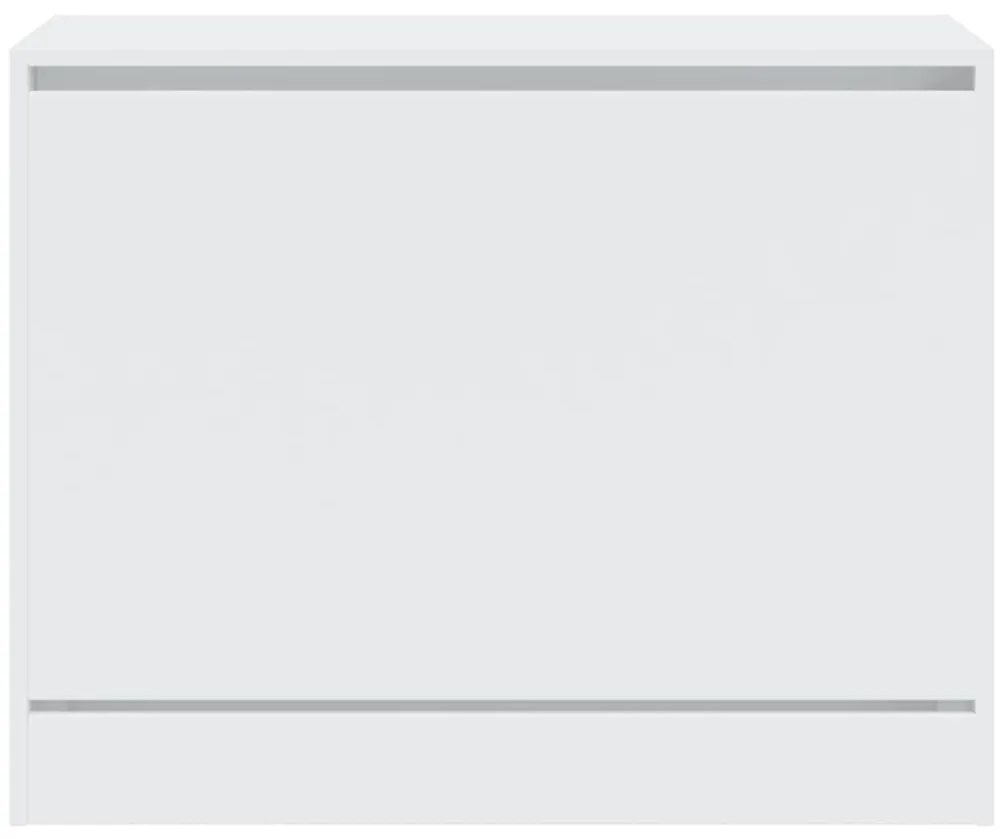 vidaXL Παπουτσοθήκη Λευκή 80x34x63 εκ. από Επεξεργασμένο Ξύλο