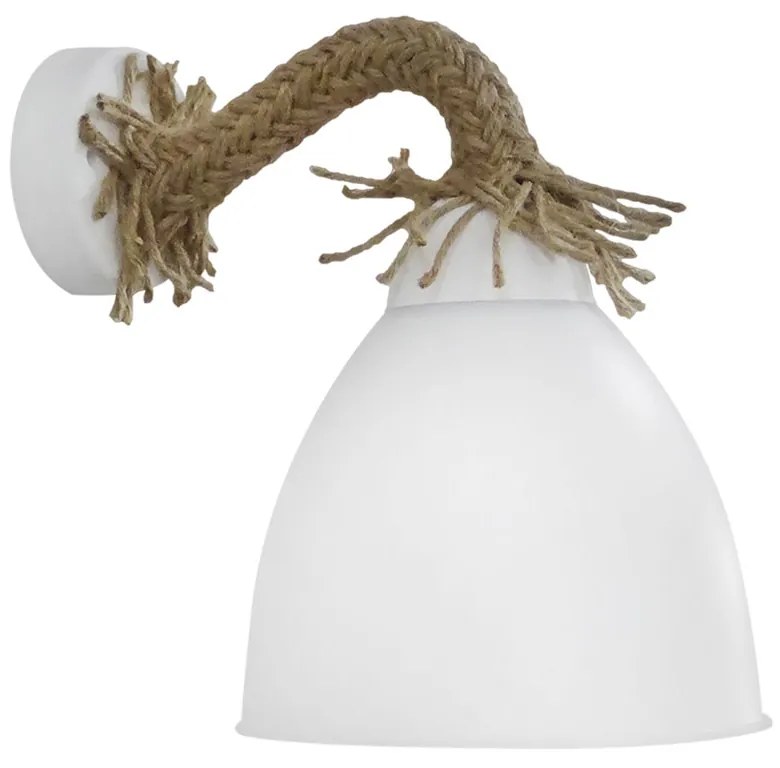 Απλίκα Τοίχου Heronia Rope White 31-1196