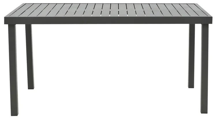Τραπέζι Kliton  pakoworld αλουμινίου μαύρο 150x80x74εκ - 288-000007