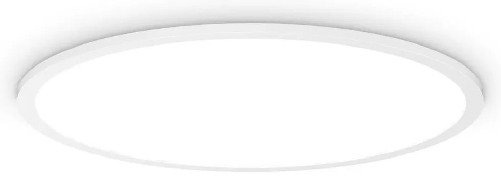 Φωτιστικό Οροφής - Πλαφονιέρα Fly Slim 292250 60x4,4cm 53W 3000K 7500Lm White Ideal Lux Μέταλλο,Αλουμίνιο