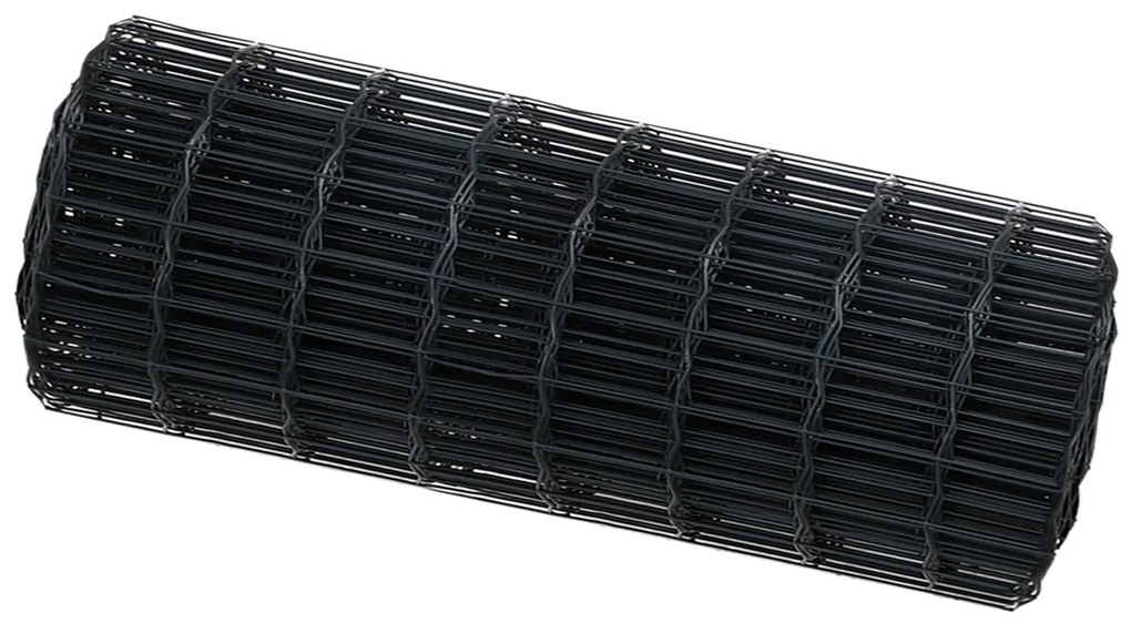 vidaXL Γκρίζος Ευρωπαϊκός Φράκτης 0.6x50 μ Σίδηρος