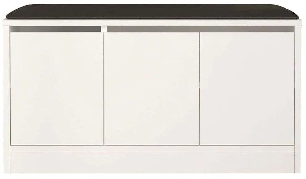 Παπουτσοθήκη - Σκαμπό 956LCS3403 89,6x35,5x45,8cm White Particle Board, Melamine
