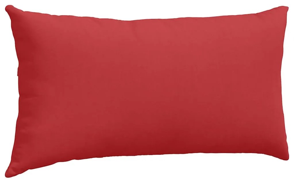 vidaXL Μαξιλάρι Καναπέ 2 pcs Κόκκινο 80 x 40 cm ύφασμα