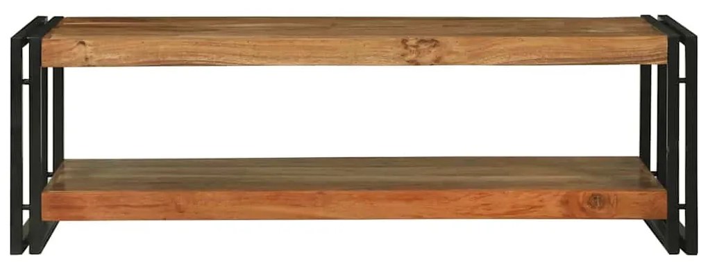 vidaXL Τραπεζάκι σαλονιού Καφέ 120 x 50 x 38 εκ Μασίφ ξύλο ακακίας