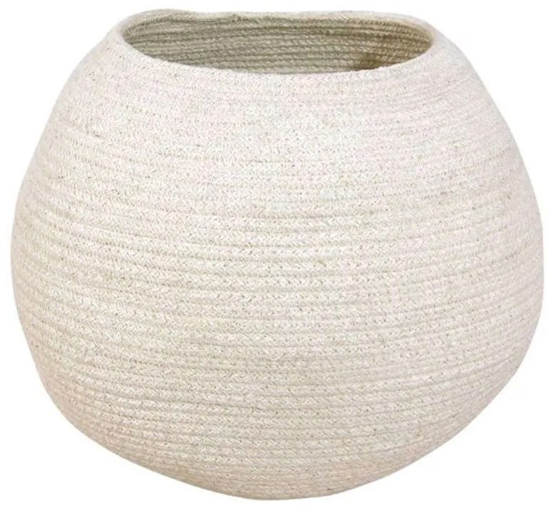 Καλάθι Αποθήκευσης Σφαίρα Bola LOR-BSK-BOLA-IVORY Ivory 30X30X30Cm Lorena Canals Cotton