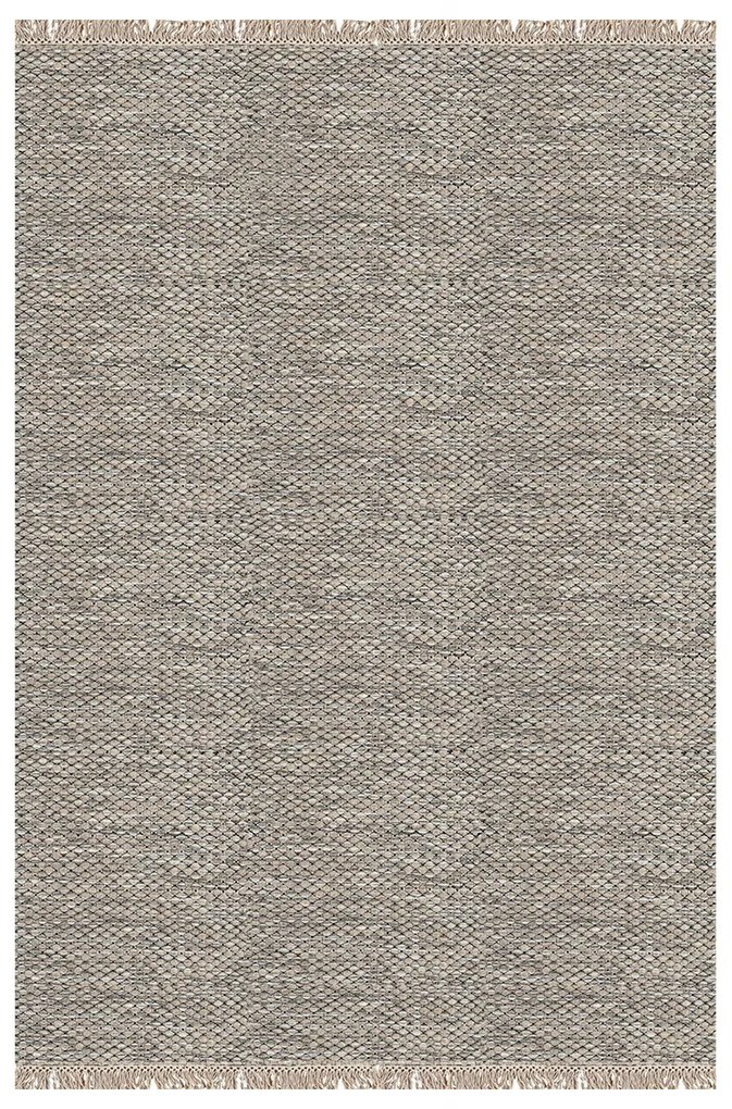 Χαλί (160x230) Polcarpet Wool Kilim Brown Black
