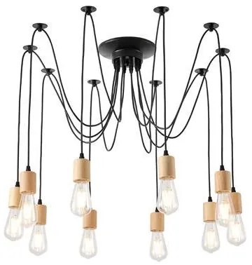 Φωτιστικό Οροφής Πολύφωτο Eurolamp Edison 144-30123