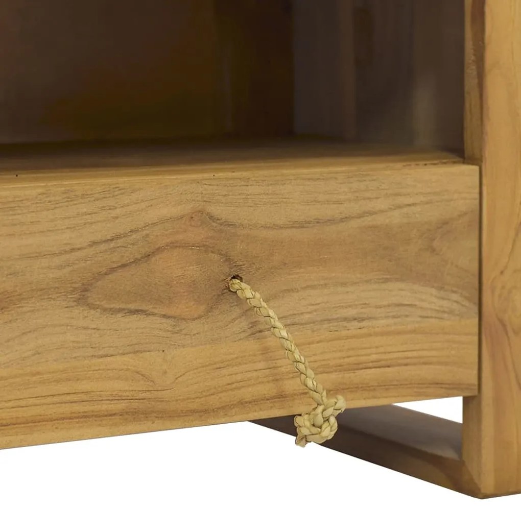 vidaXL Έπιπλο Τηλεόρασης 110 x 30 x 35 εκ. από Μασίφ Ξύλο Teak
