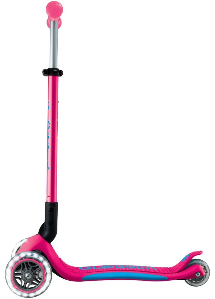 Globber Scooter Elite Lights V2 Fuchsia