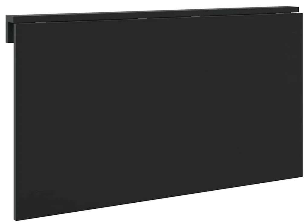 vidaXL Τραπέζι Τοίχου Πτυσσόμενο Μαύρο 100 x 60 x 56 εκ. Επεξεργ. Ξύλο