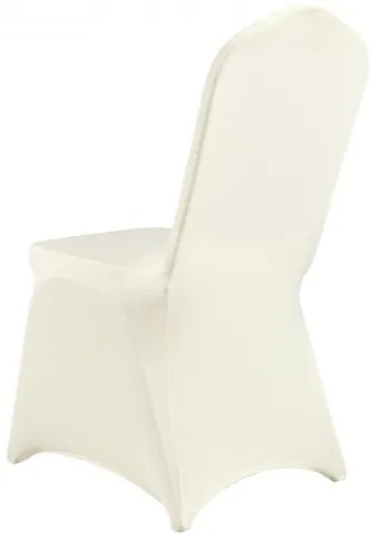 100pcs Stretch Spandex Folding Chair Covers Ivory Color Party Easy Clean