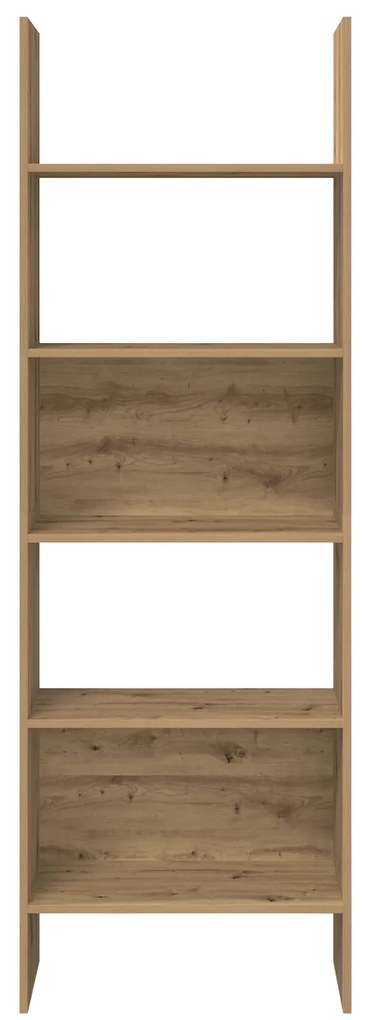 vidaXL Βιβλιοθήκη artisan δρυς 60 x 35 x 180 εκατοστά