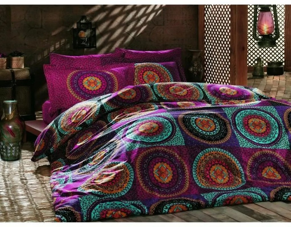 Σετ κάλυμμα παπλώματος Πολύχρωμο 220 x 240 cm