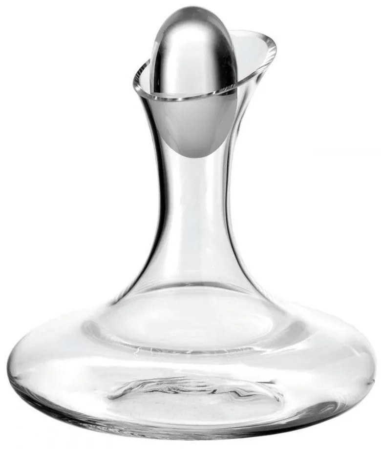 Καράφα Με Πώμα Cheers 066512L 1,3Lt Clear-Silver Leonardo Glass