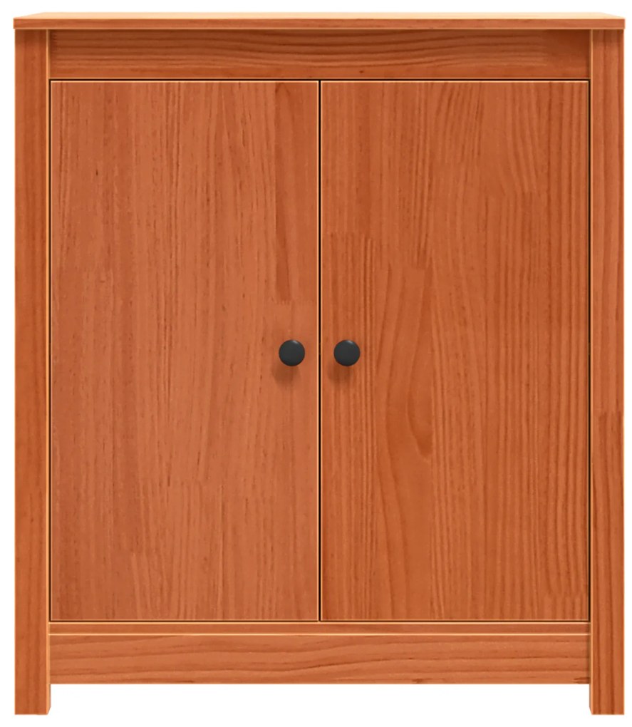 vidaXL Πλαϊνό γραφείο Καφέ 70 x 35 x 80 εκ.