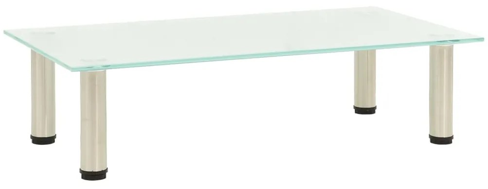 vidaXL Βάση Τηλεόρασης Αμμοβολισμένη 60 x 35 x 17 εκ. από Ψημένο Γυαλί