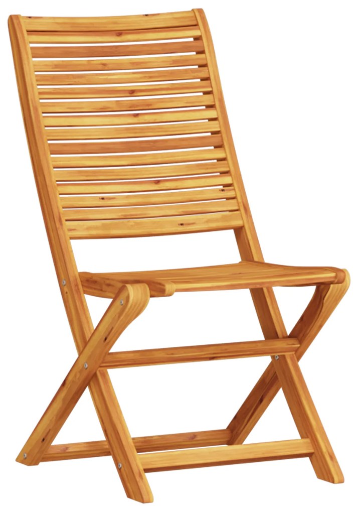 vidaXL 3 Piece Folding Bistro Set Solid Wood Acacia