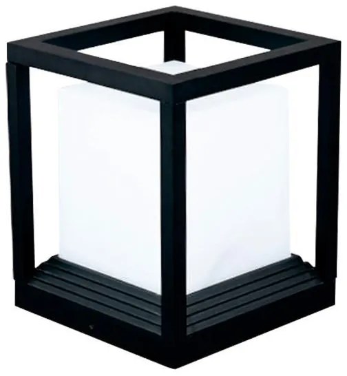 ΦΩΤΙΣΤΙΚΟ ΑΛΟΥΜΙΝΙΟΥ Ε27 150X150X190 IP65 ΜΑΥΡΟ ARTE ILLUMINA Eurolamp 145-20632