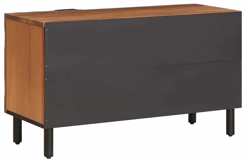 vidaXL Ντουλάπι TV με πόρτα Καφέ Φινίρισμα Ακακίας 80 x 33 x 46 εκ